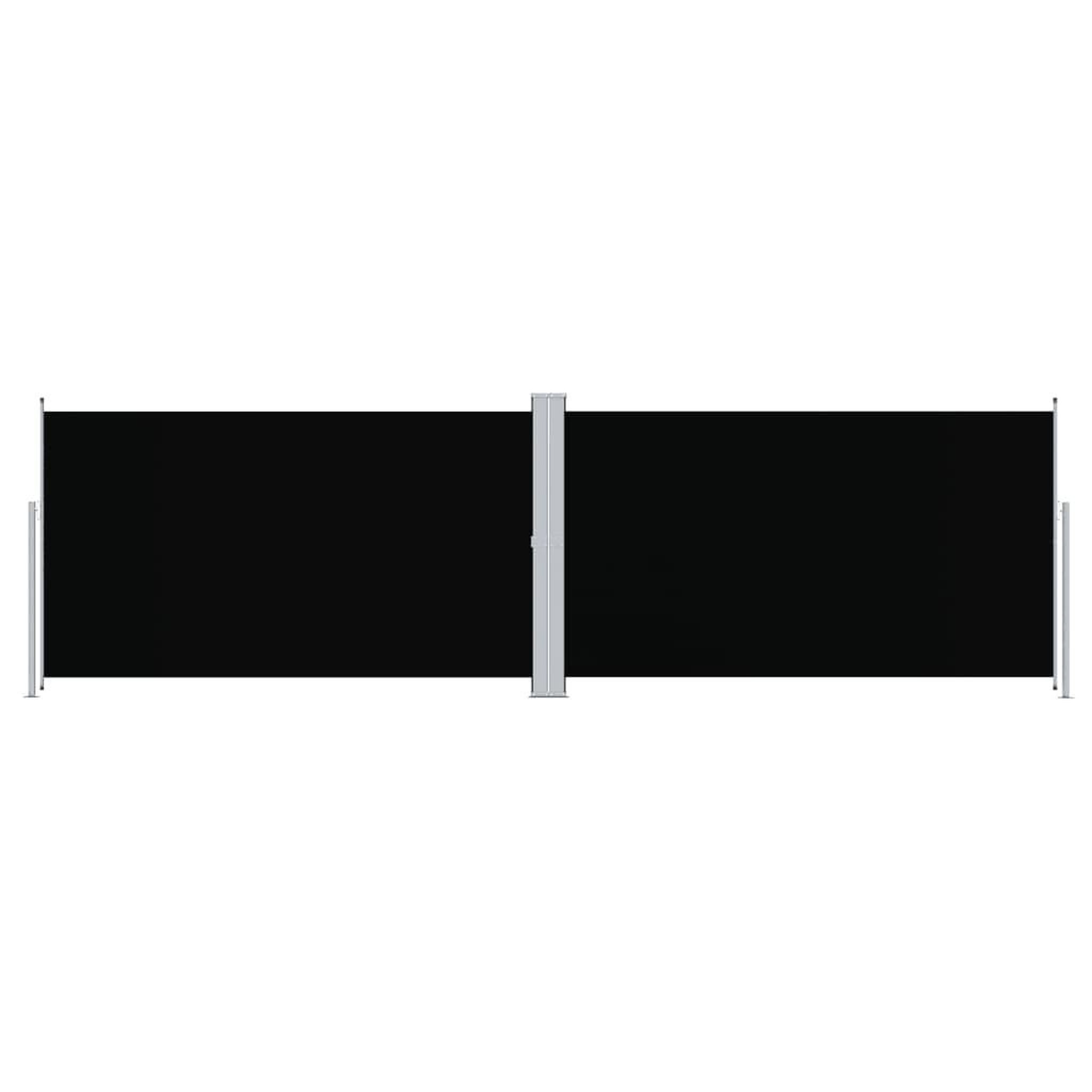 Voir la diapositive 2 : VIDAXL Auvent lateral retractable Noir 180x600 cm