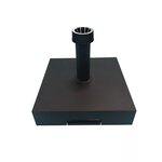 CENTRALE BRICO Pied de parasol lesté noir, 40 kg