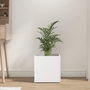 Voir la diapositive 3 : VIDAXL Jardiniere Blanc 40x40x40 cm Bois d'Ingenierie