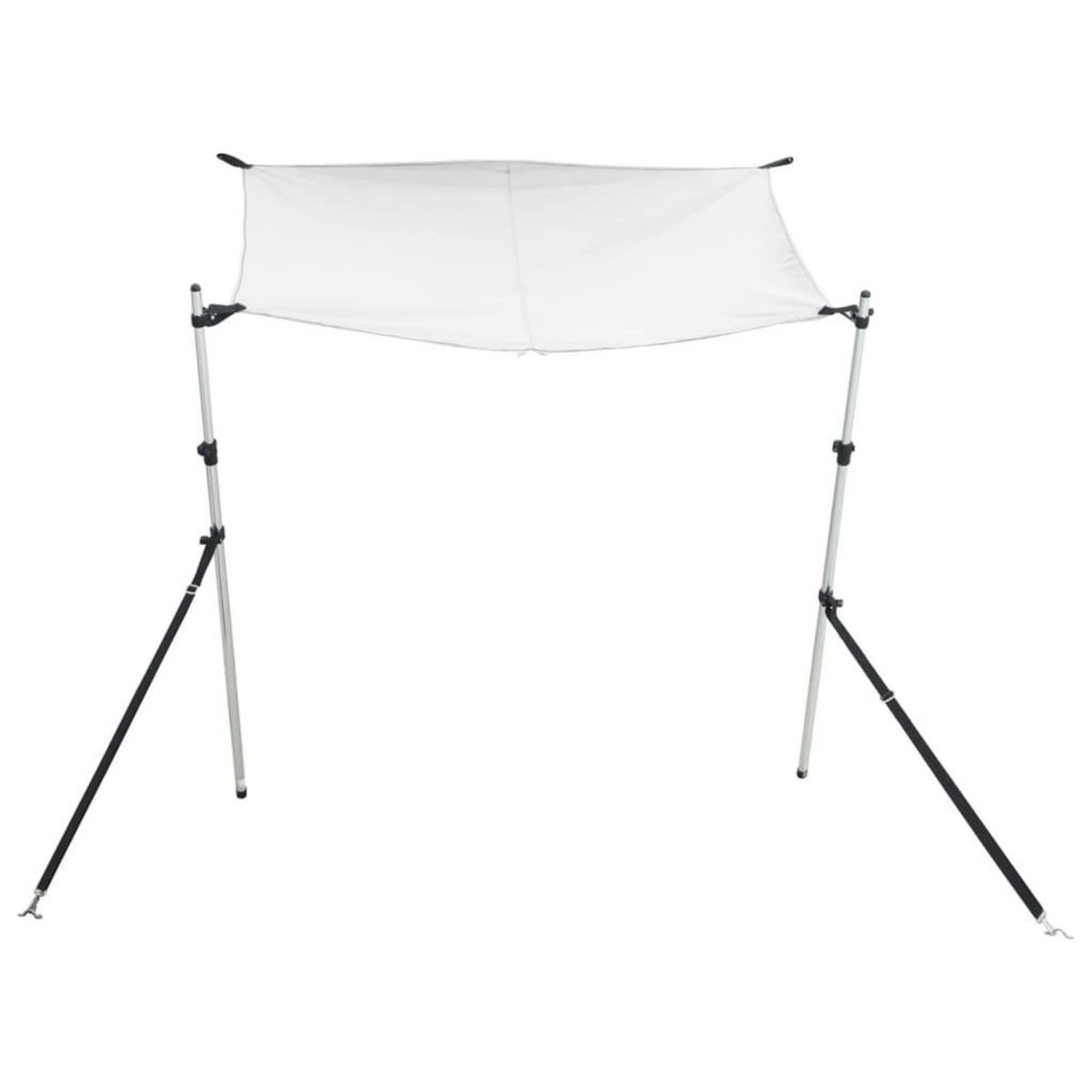 VIDAXL Extension d'ombrage T-Top blanc 170x208x(115-183) cm