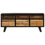 Voir la diapositive 2 : VIDAXL Meuble TV Bois de manguier massif 120x30x50 cm