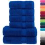 Voir la diapositive 2 : VIDAXL Ensemble de serviettes de qualité supérieure SOLUND 6 pcs bleu
