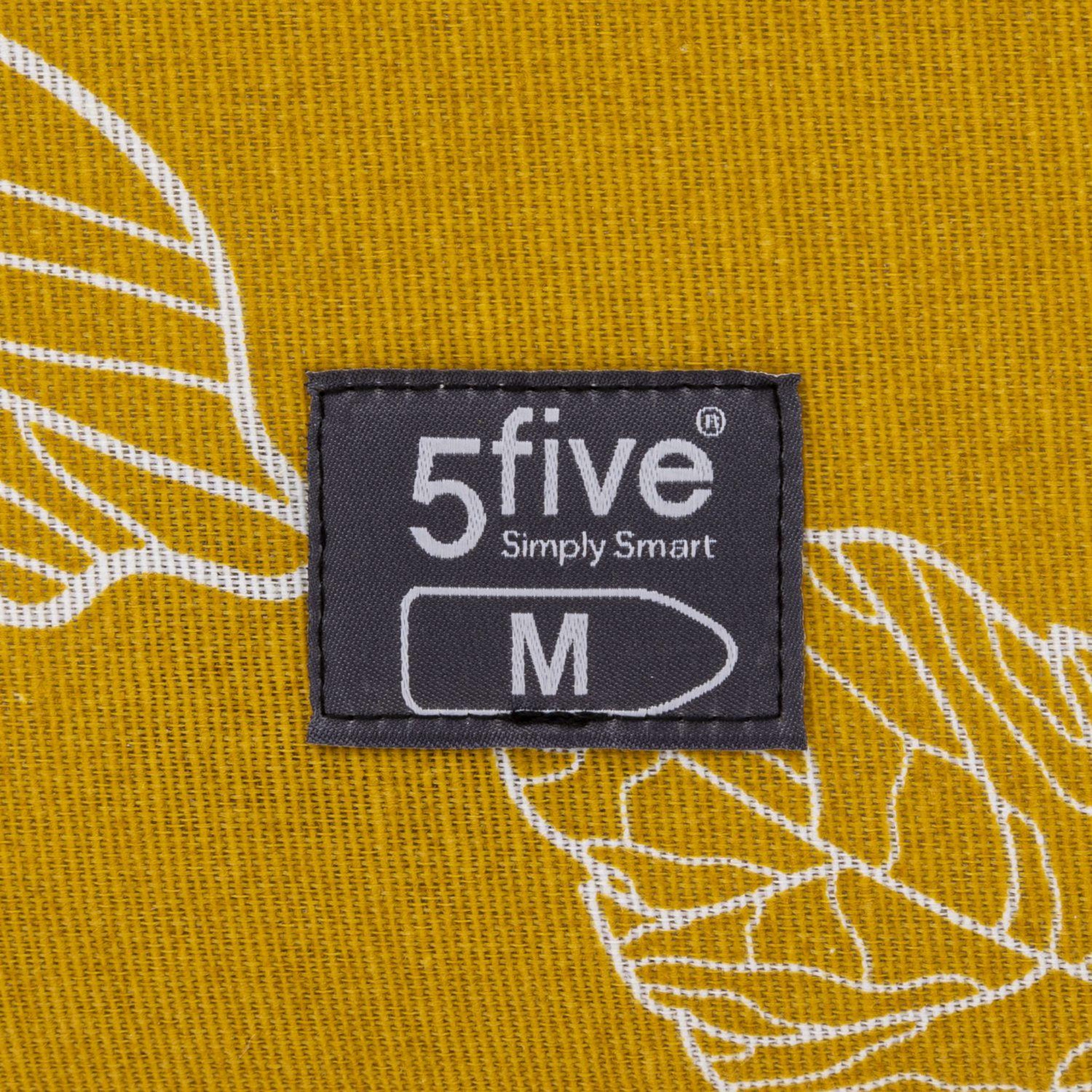 Voir la diapositive 2 : FIVE Housse à repasser 2 couches en coton - Orange et blanc
