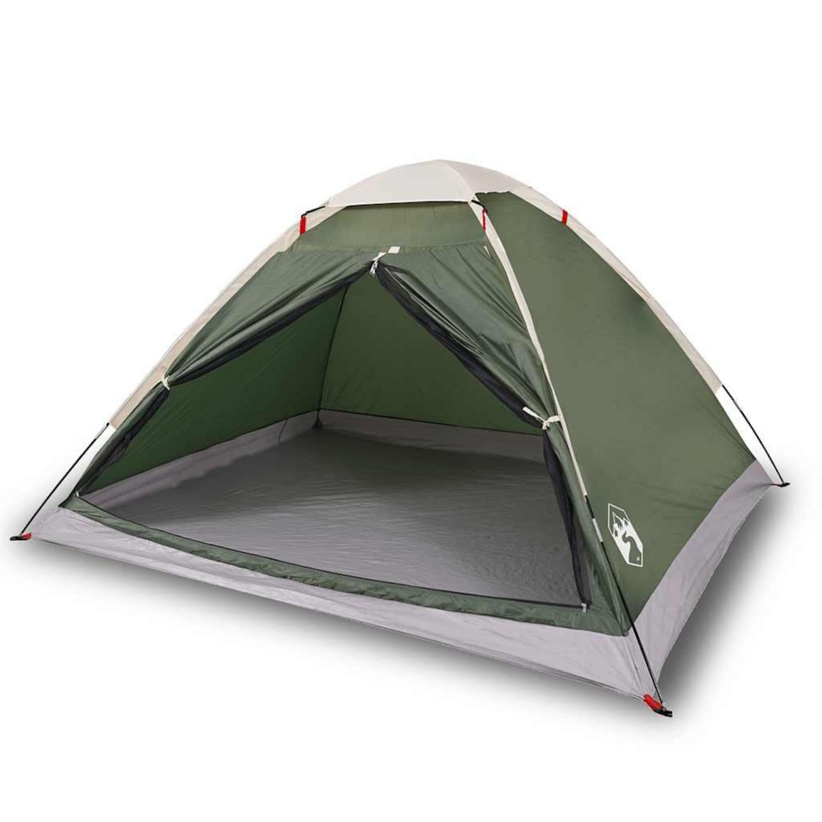 VIDAXL Tente de camping a dome 4 personnes vert impermeable