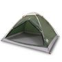 Voir la diapositive 2 : VIDAXL Tente de camping a dome 4 personnes vert impermeable