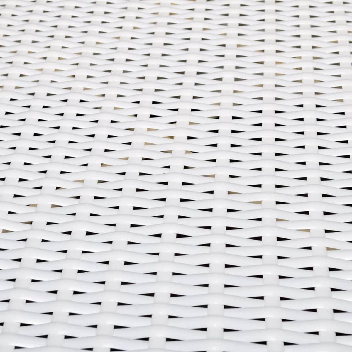 VIDAXL Salon de jardin 8 pcs avec coussins Resine tressee Blanc