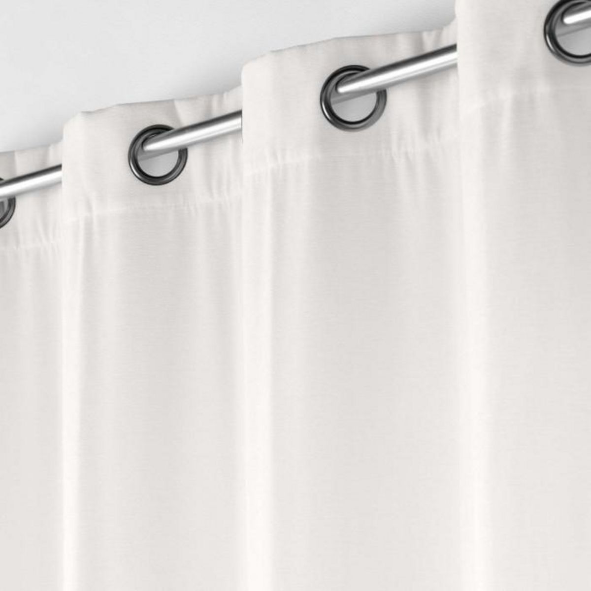 Paris Prix Rideau à Œillets Velours  Novana  135x260cm Blanc
