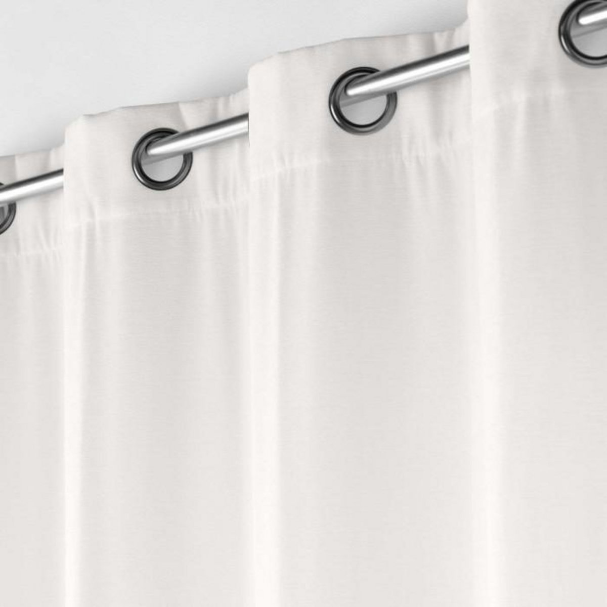 Paris Prix Rideau à Œillets Velours  Novana  135x260cm Blanc