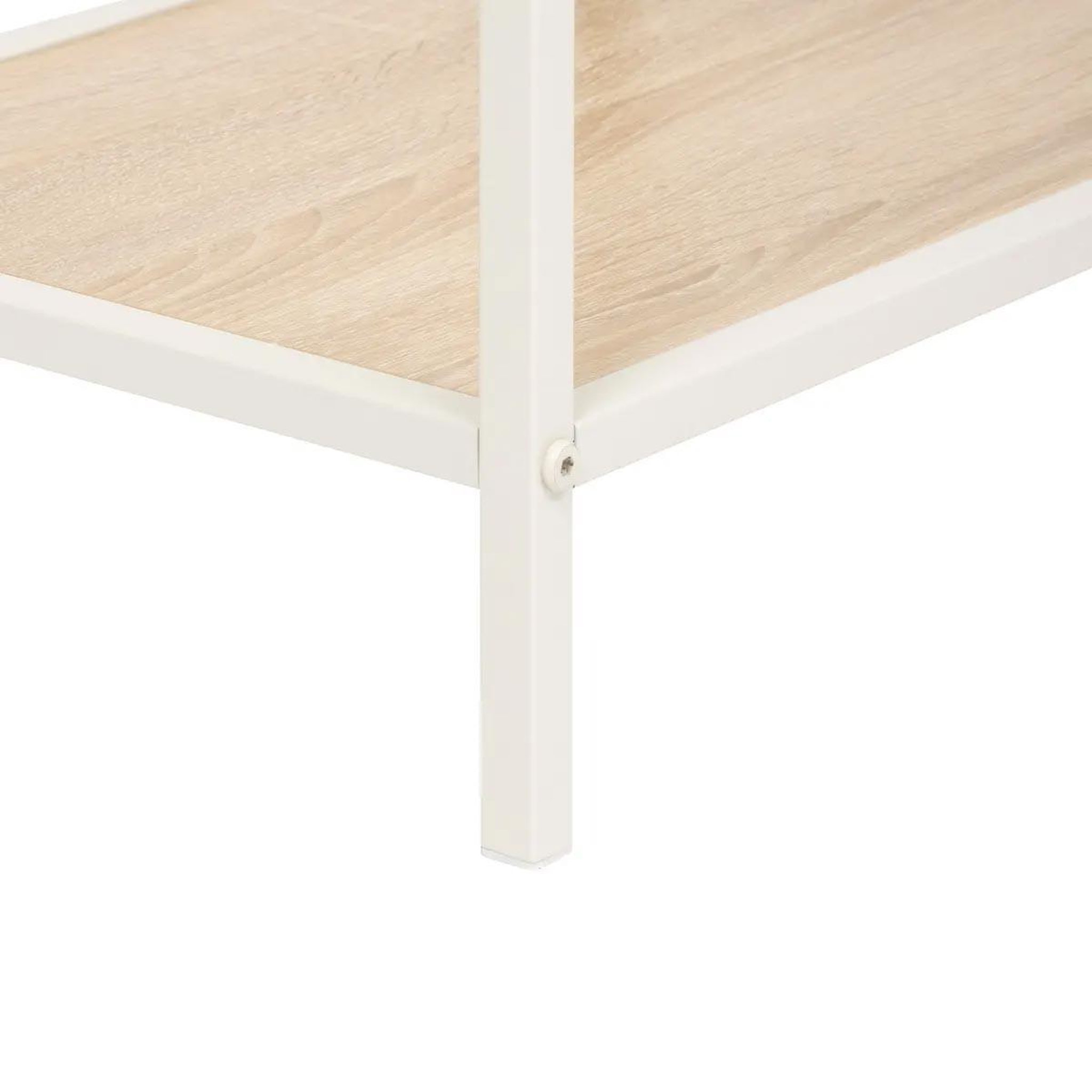 Voir la diapositive 3 : FIVE Étagère 4 Niveaux  Curvy  169cm Naturel