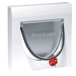 PETSAFE PetSafe Chatiere manuelle a 4 voies avec tunnel Classic 917 Blanc