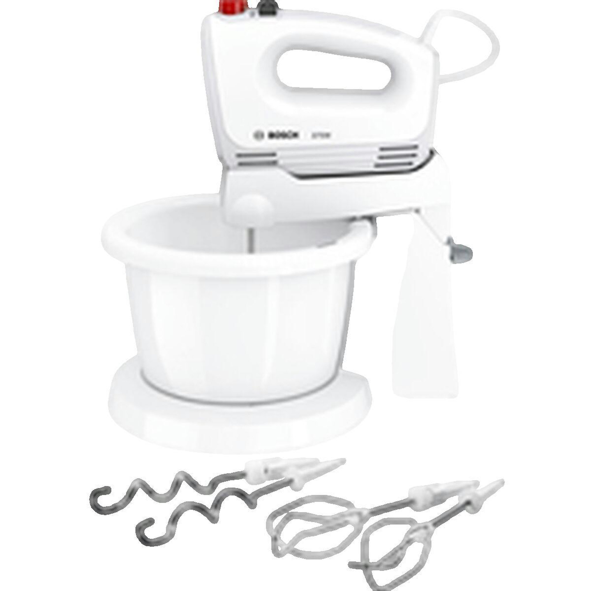 Voir la diapositive 2 : BOSCH Batteur à main Bosch 375 W Blanc