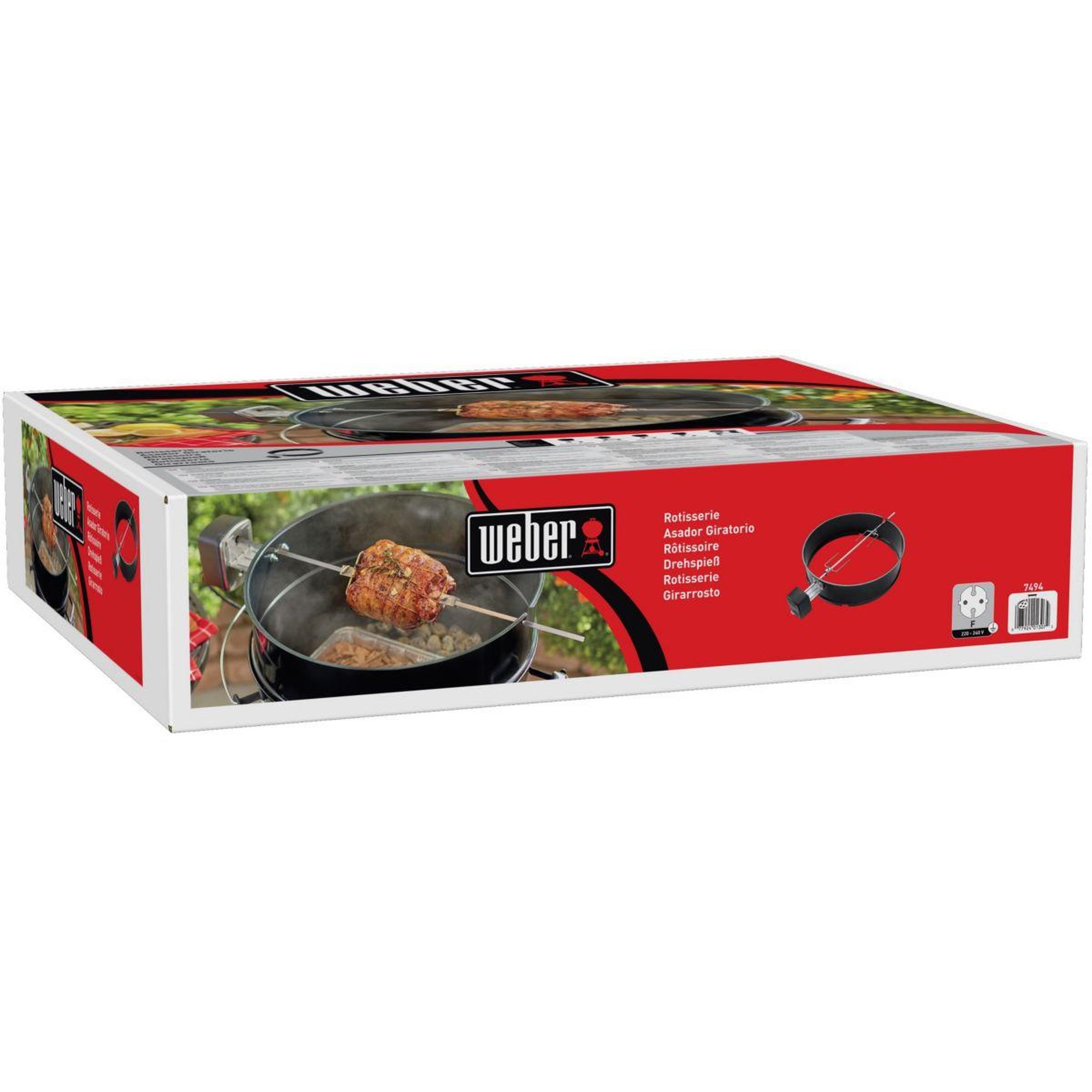 Voir la diapositive 4 : Weber Tourne broche barbecue pour bbq charbon 57cm