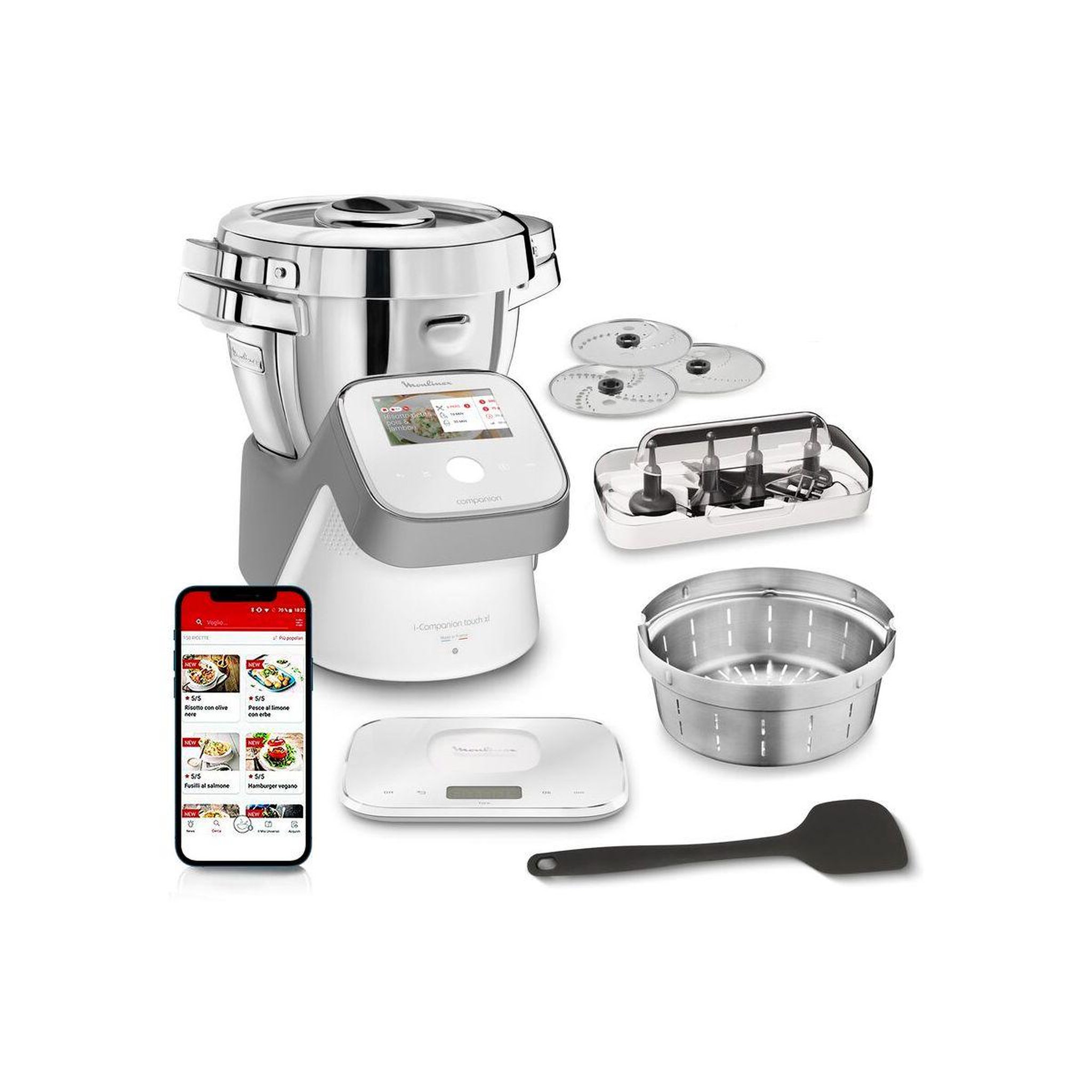 MOULINEX Robot cuiseur I Companion Touch XL HF938E00