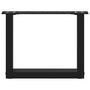 Voir la diapositive 5 : VIDAXL Pieds de table basse forme de U 2 pcs noir 30x(30-31) cm acier