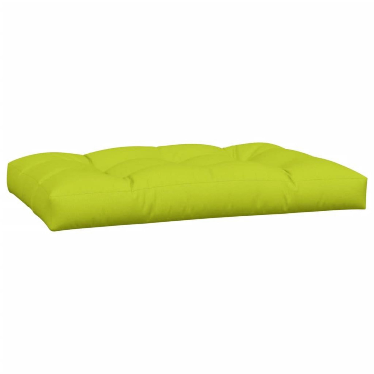 VIDAXL Coussins de palette lot de 5 vert vif tissu
