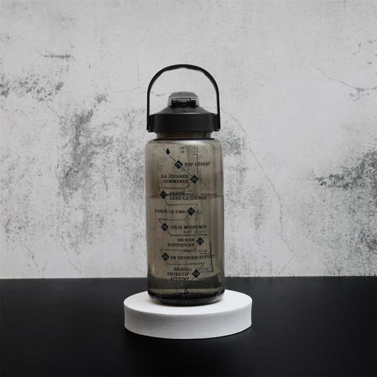 Paris Prix Gourde Bouteille  Motivation  2L Transparent