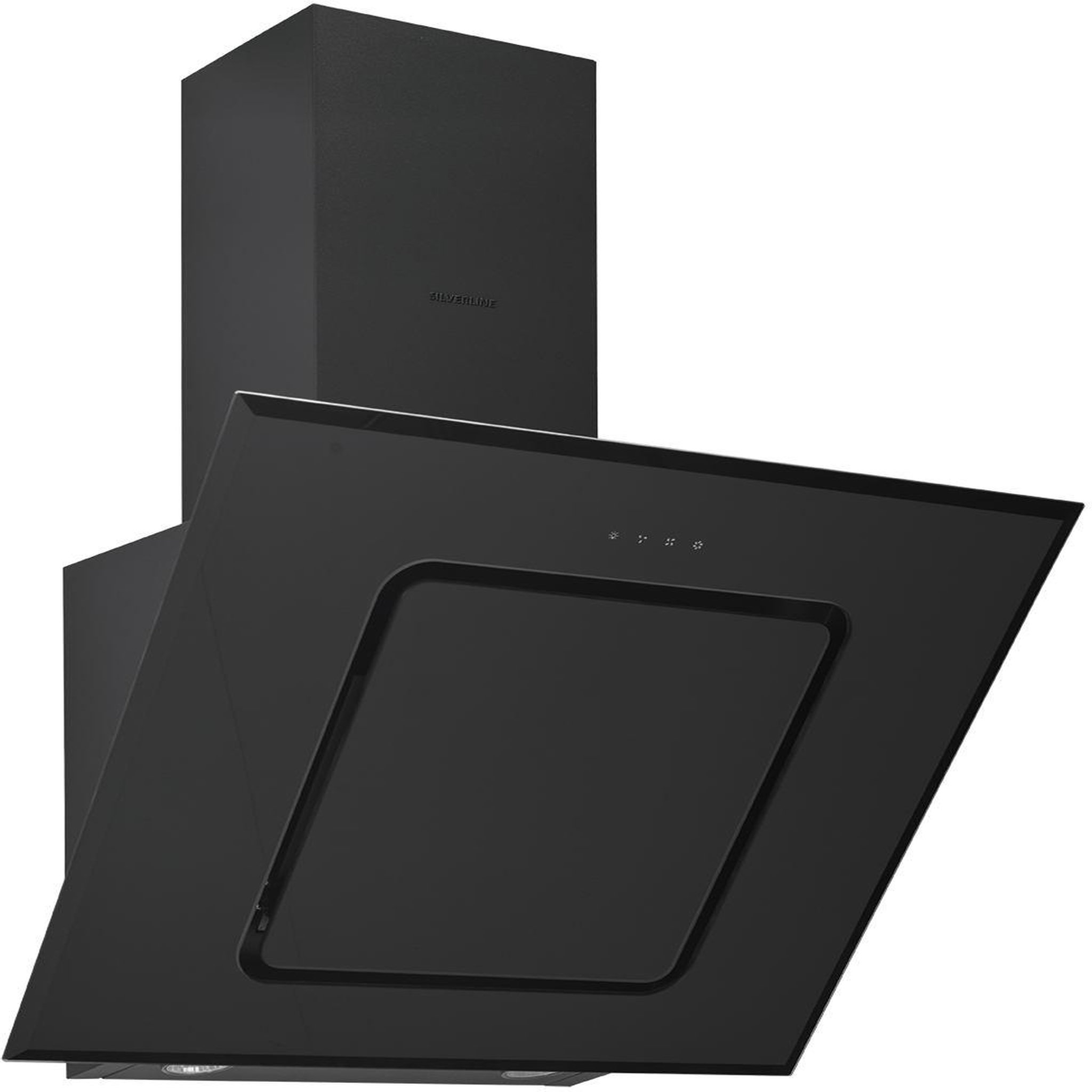 Beko Hotte décorative inclinée 90cm 577m3/h noir - hca92540b