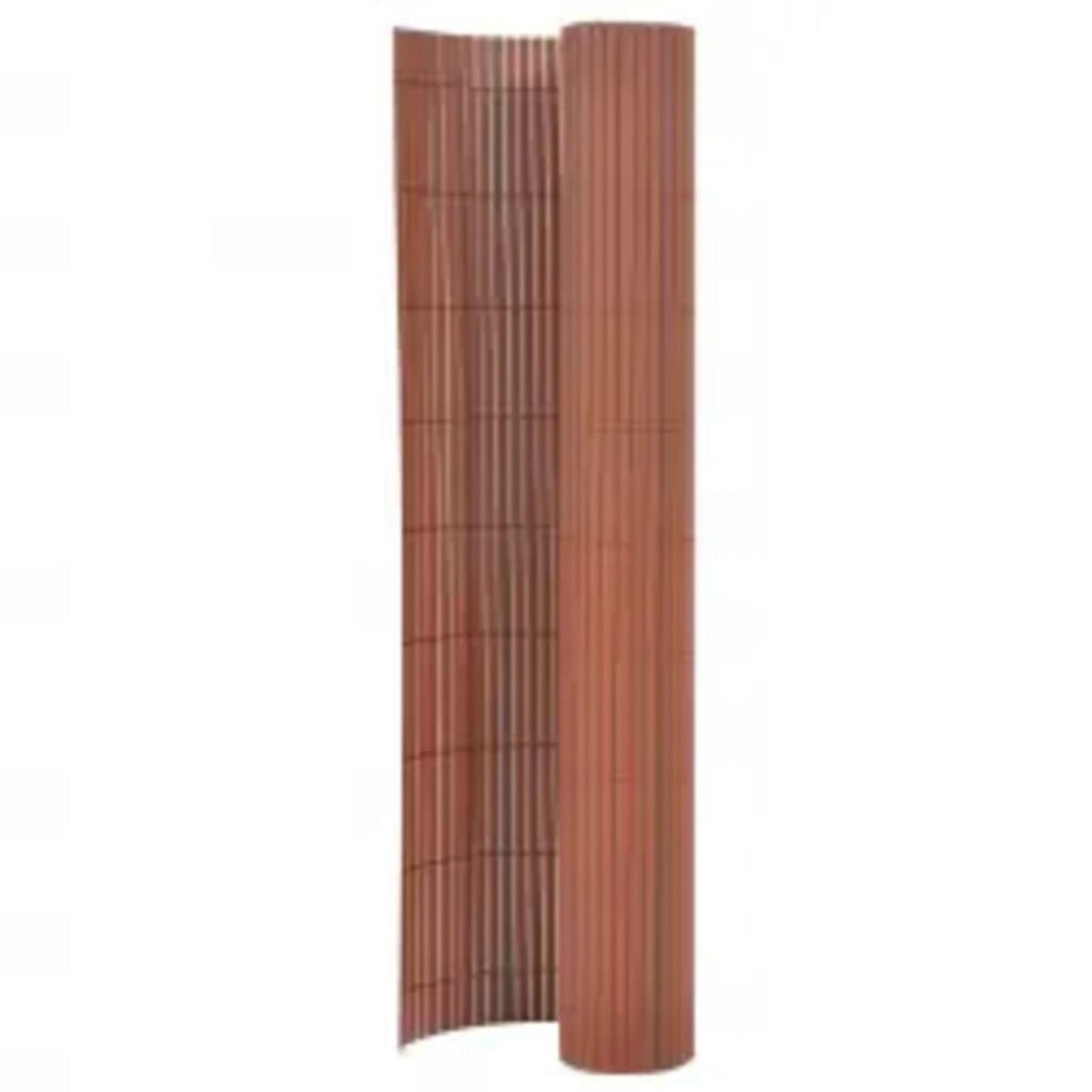 VIDAXL Cloture de jardin double face 110x400 cm Marron