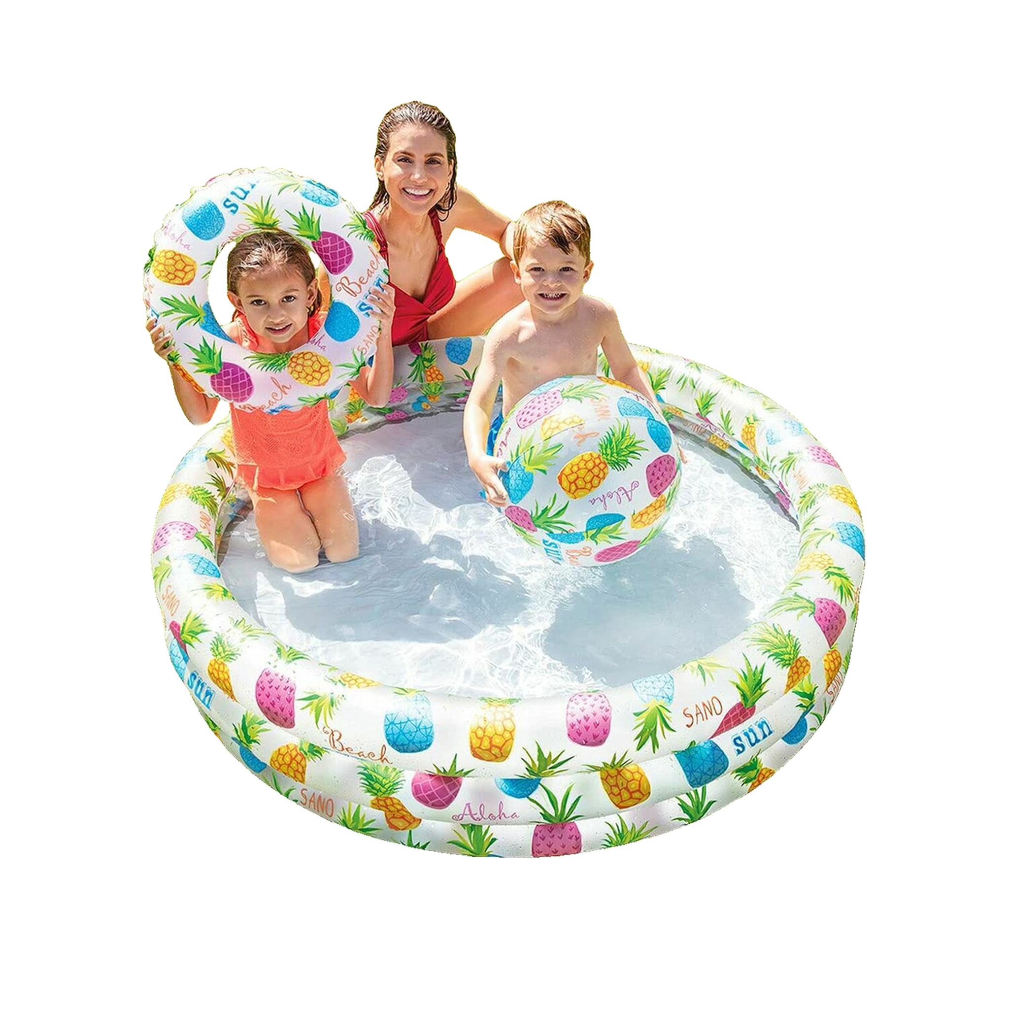 Voir la diapositive 2 : INTEX Piscine gonflable fishbowl 132cm 248l