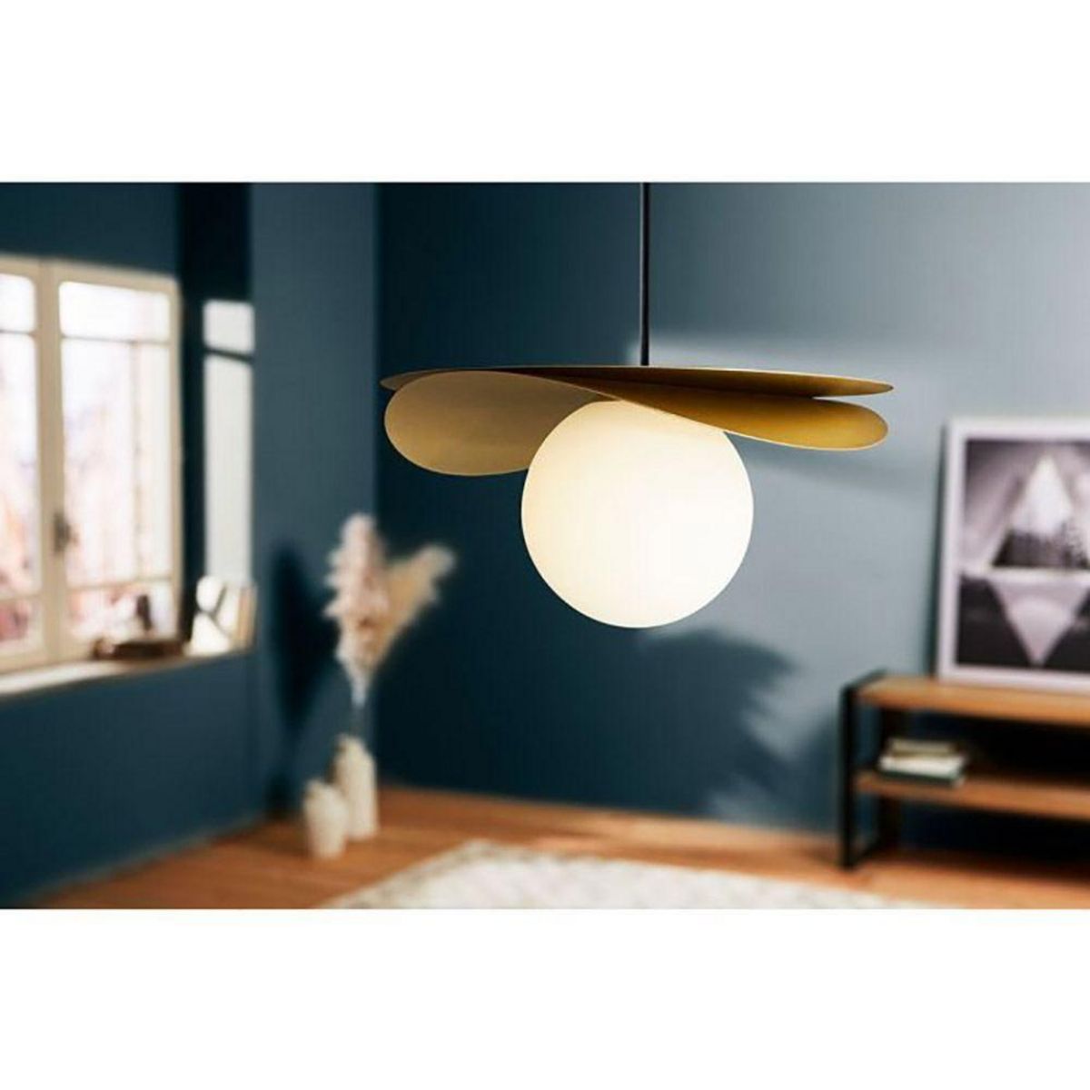 OSTARIA Suspension métal verre Demoiselle D22