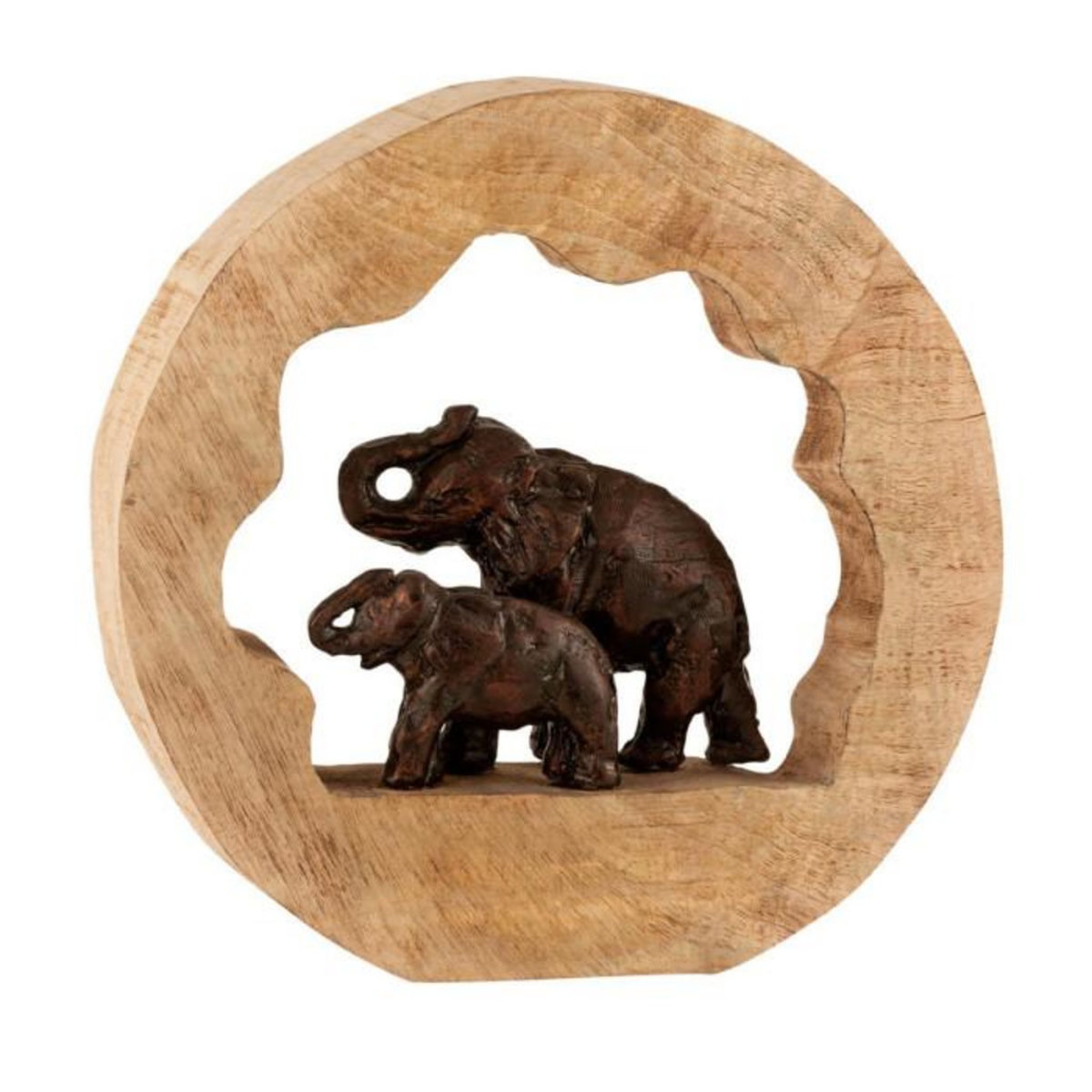 Paris Prix Éléphant avec Enfant Déco  Kenya  30cm Bronze