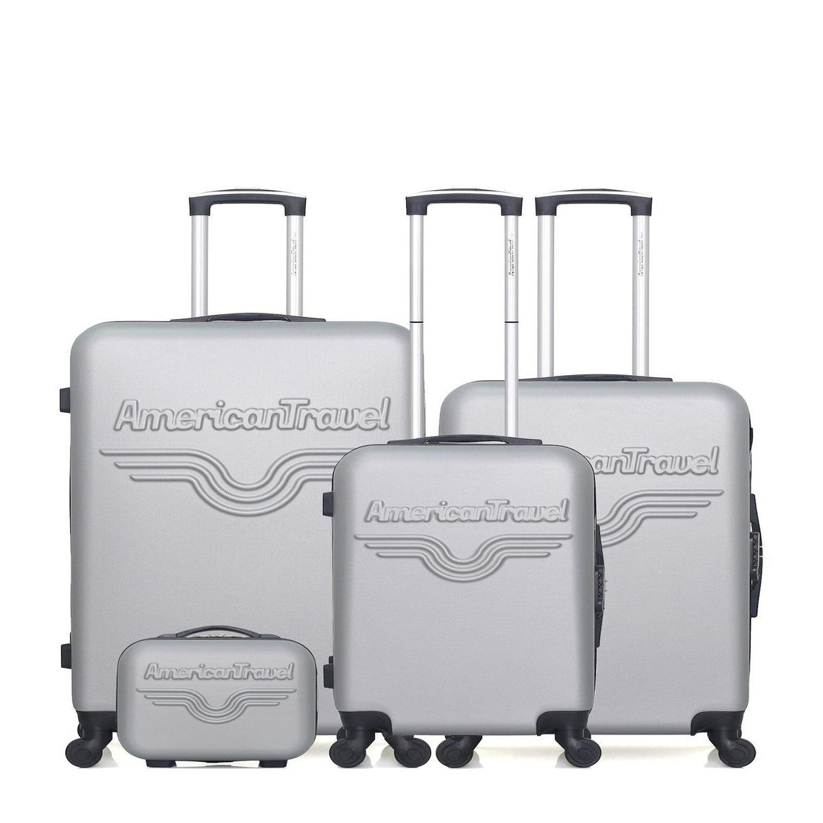 AMERICAN TRAVEL AMERICAN TRAVEL - Set de 4 Valises CHELSEA-C 75 cm 4 Roues