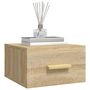 Voir la diapositive 4 : VIDAXL Tables de chevet murales 2 pcs chene sonoma 35x35x20 cm