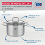 Voir la diapositive 3 : ELO Faitout en inox 20 cm de 3,4 litres Elo Citrin