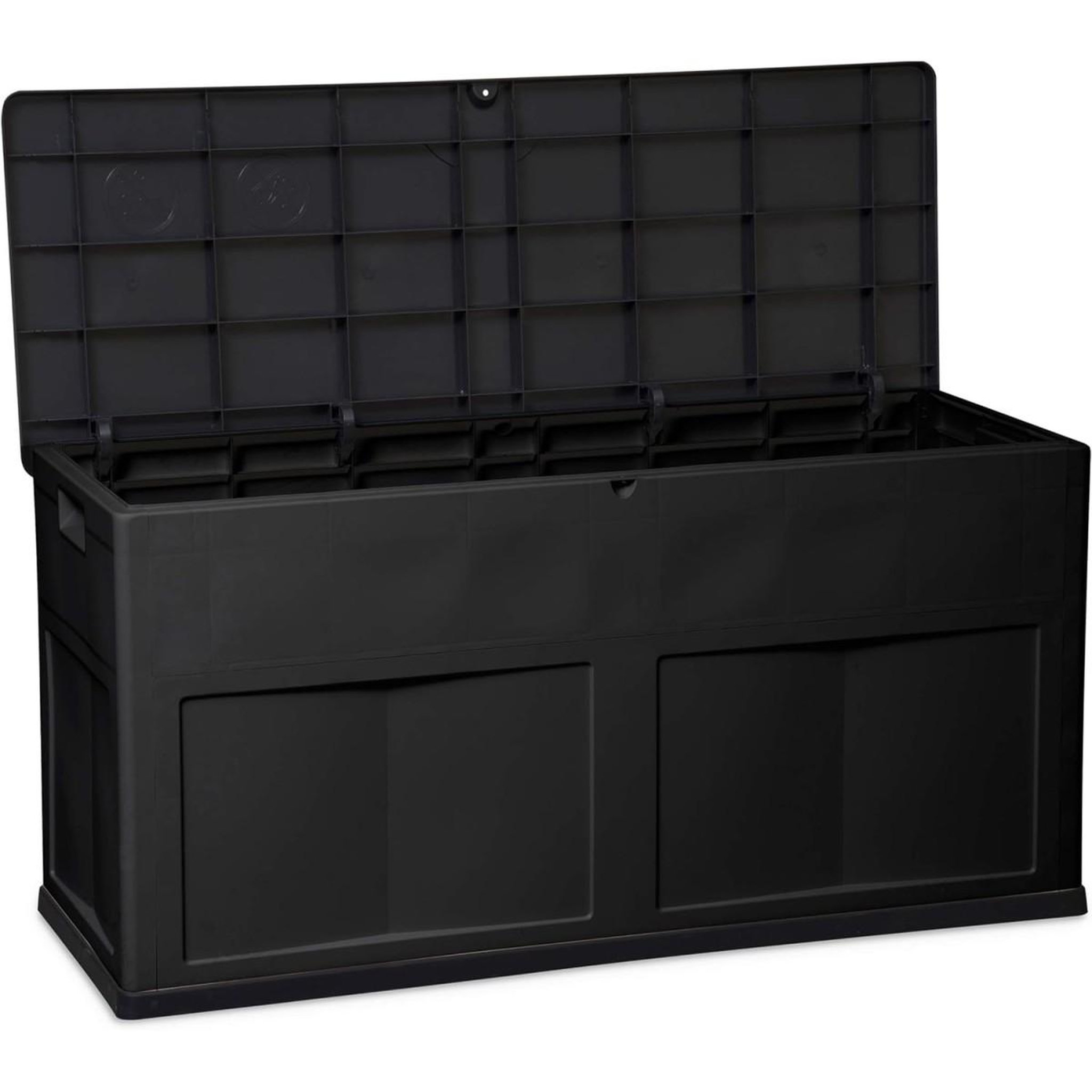 Voir la diapositive 2 : Toomax Coffre de Jardin en résine 320 Litres NOIR 119 X 46 X 60 cm Protection Anti UV TOOMAX