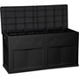 Voir la diapositive 2 : Toomax Coffre de Jardin en résine 320 Litres NOIR 119 X 46 X 60 cm Protection Anti UV TOOMAX