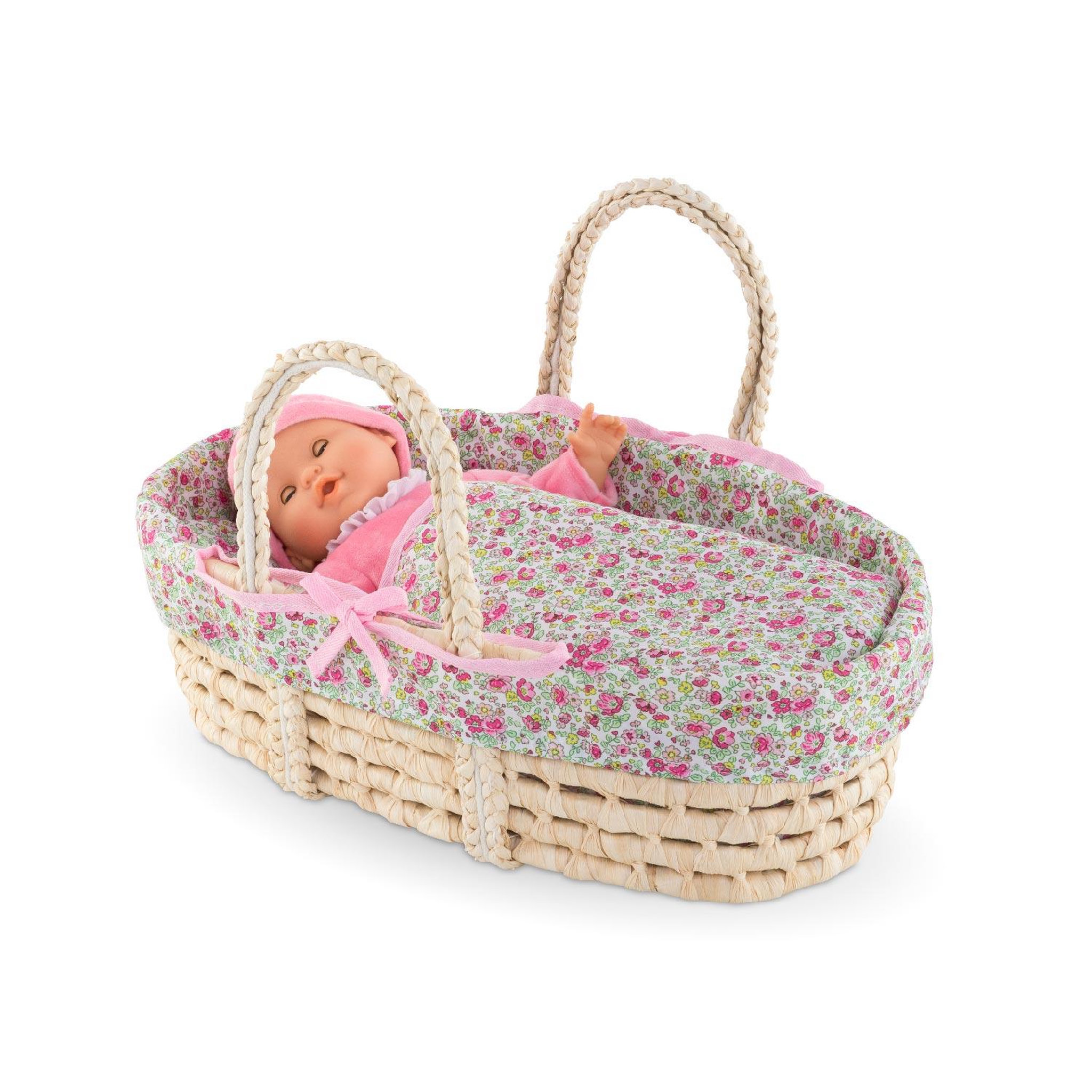 Voir la diapositive 2 : Corolle Ensemble Couffin Tressé pour poupon 36 et 42 cm