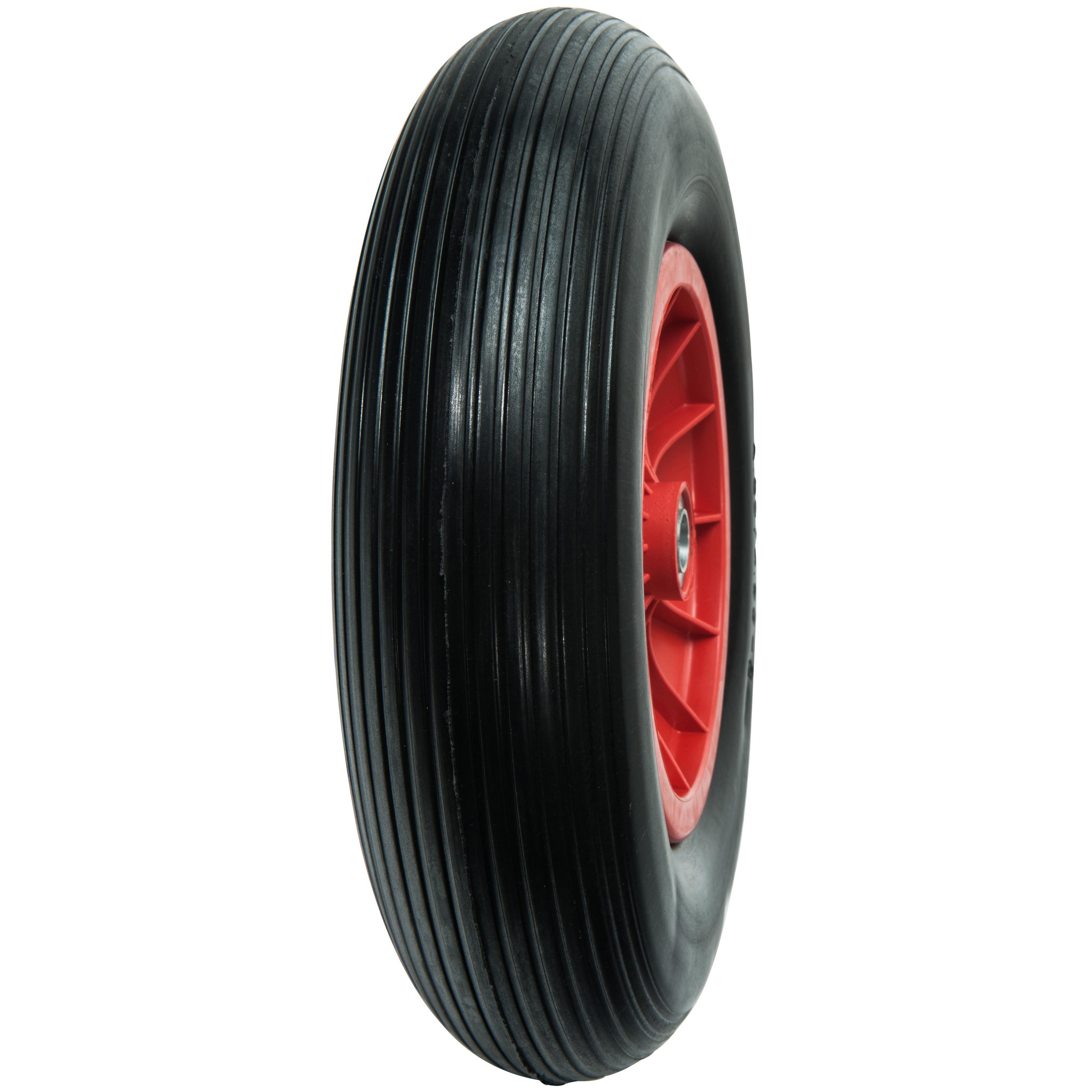 Voir la diapositive 3 :  Roue increvable 15''  385x75  Alésage 25mm Werkapro