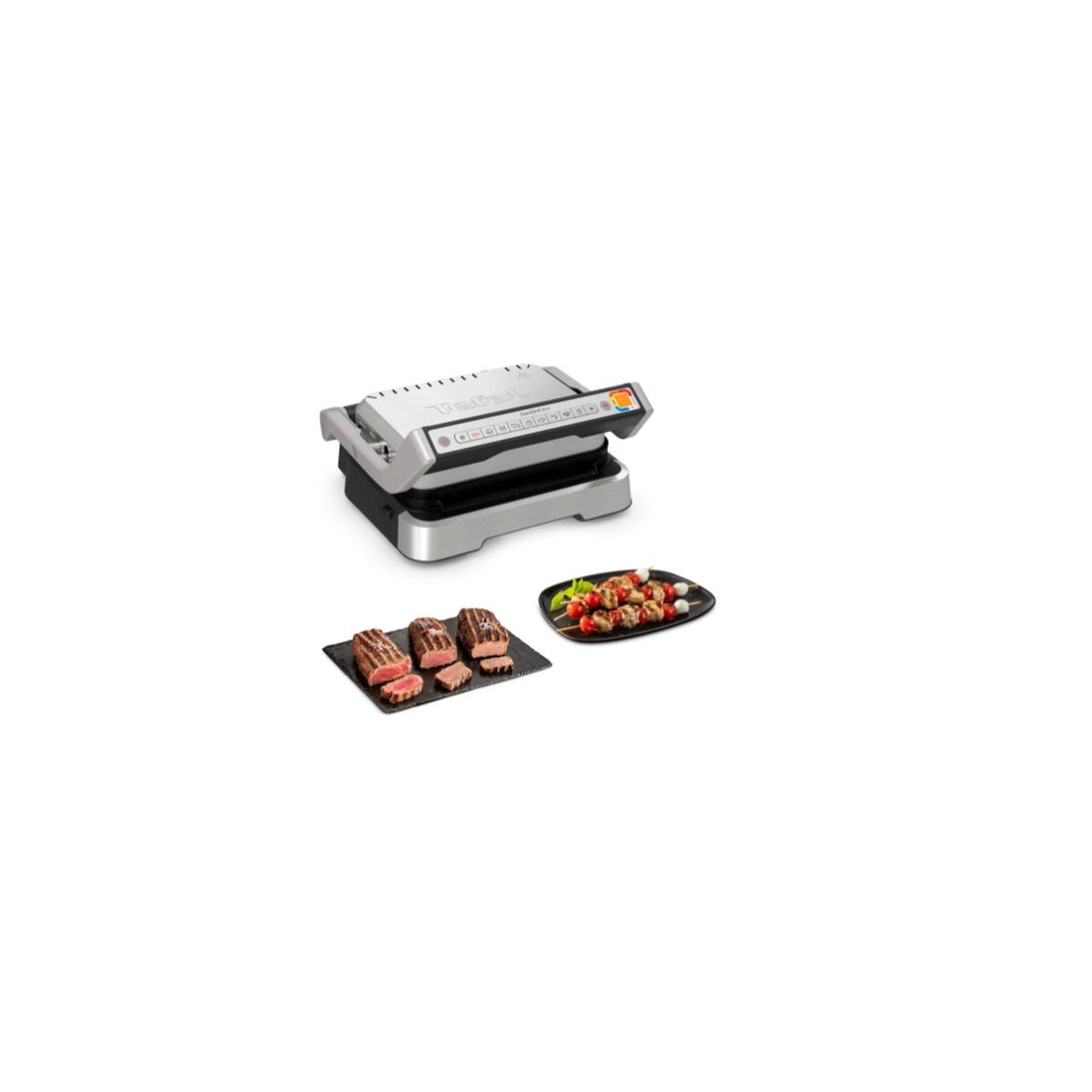 TEFAL Grill viande 2100w acier inoxydable - GC772D10