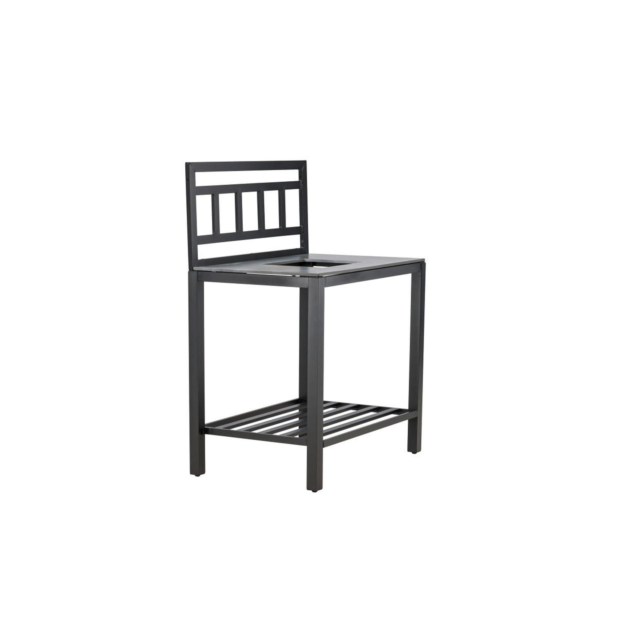 Voir la diapositive 3 : Paris Prix Meuble cuisine d'extérieur emplacement  alicante  128cm noir