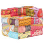 Voir la diapositive 1 : VIDAXL Pouf modulaire Patchwork Tissu