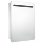 Voir la diapositive 3 : VIDAXL Armoire de salle de bain a miroir LED 60x11x80 cm