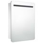 Voir la diapositive 3 : VIDAXL Armoire de salle de bain a miroir LED 60x11x80 cm