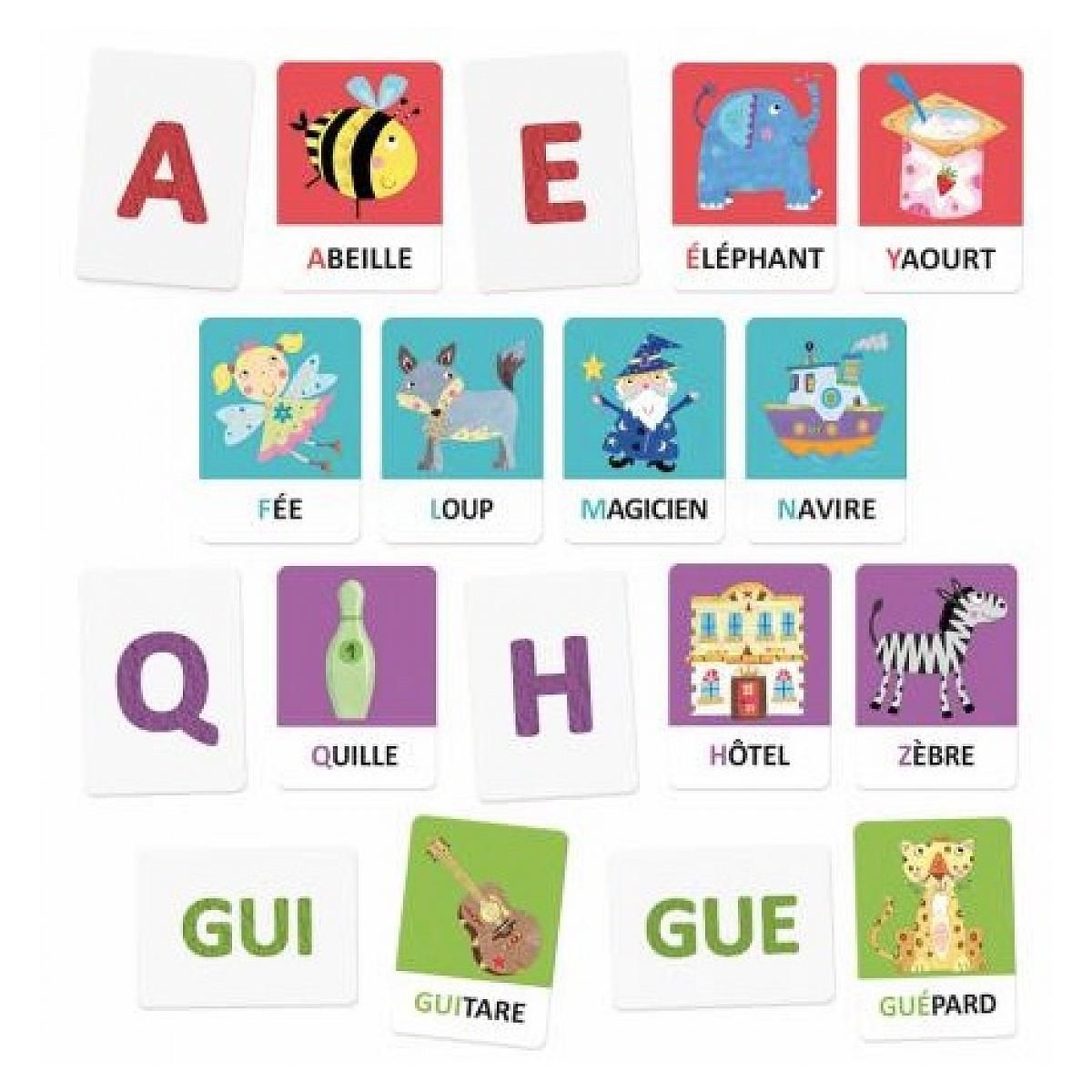 HEADU Flashcards Alphabet Tactile et Phonetique
