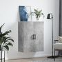 Voir la diapositive 3 : VIDAXL Armoire murale gris beton 69,5x34x90 cm