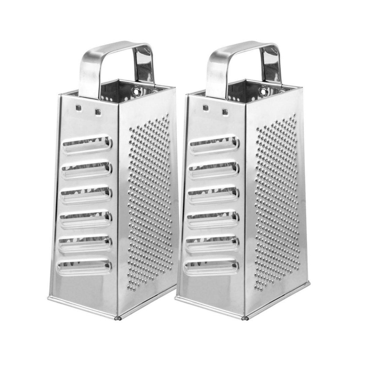 Fackelmann Ensemble de 2 Râpes quatre face multiusage 23 cm Fackelmann Handmade Tradition