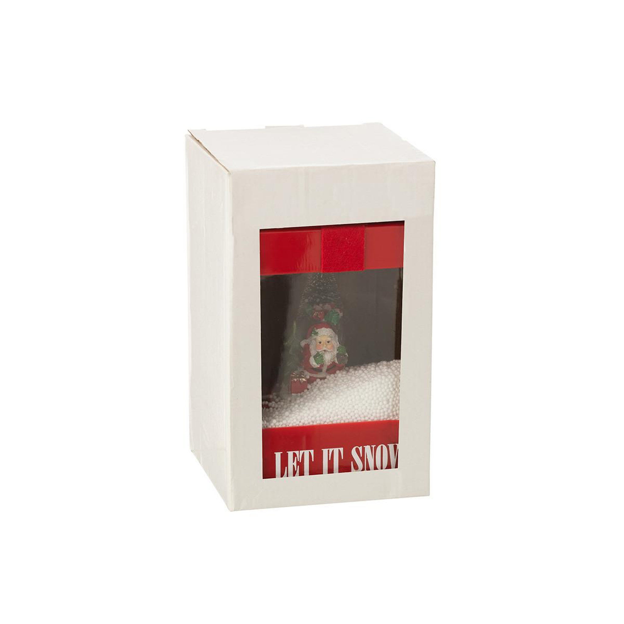 Voir la diapositive 4 : J-LINE Boule à neige à led  let it snow  20cm multicolore