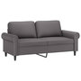 Voir la diapositive 4 : VIDAXL Ensemble de canapes 3 pcs avec coussins gris similicuir