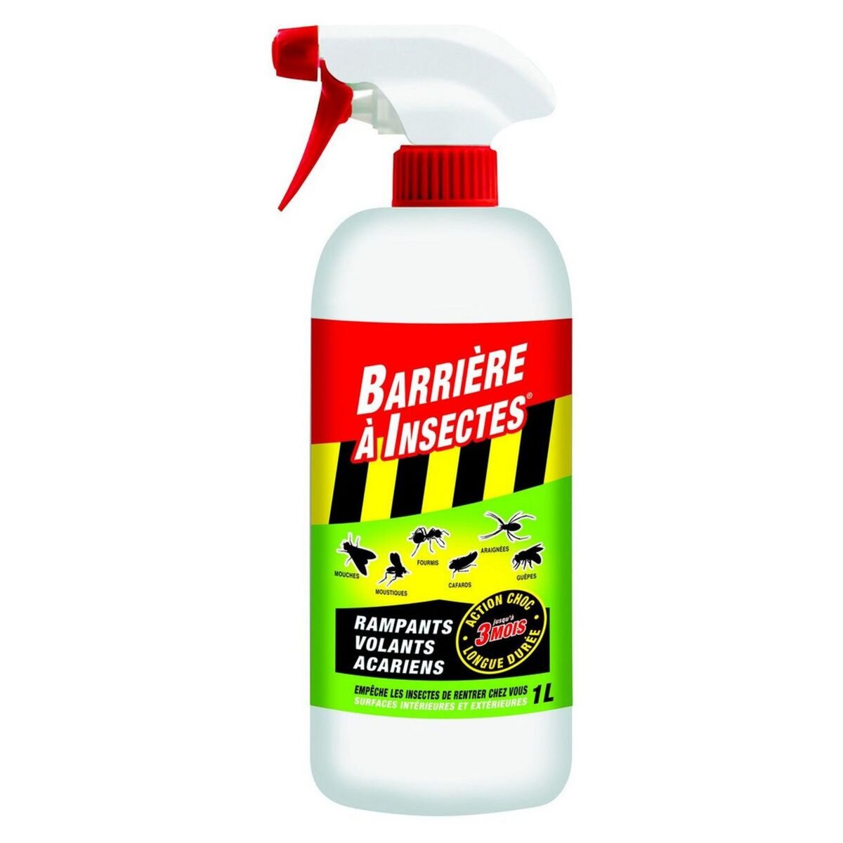 BARRIERE A INSECTES Spray anti-insectes rampants volants et acariens 1l