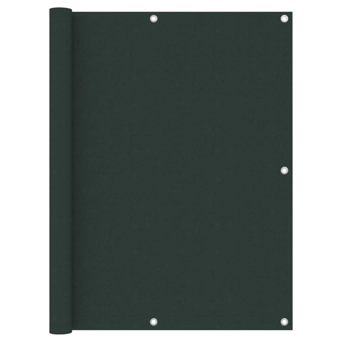 VIDAXL Ecran de balcon Vert fonce 120x500 cm Tissu Oxford