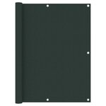 VIDAXL Ecran de balcon Vert fonce 120x500 cm Tissu Oxford