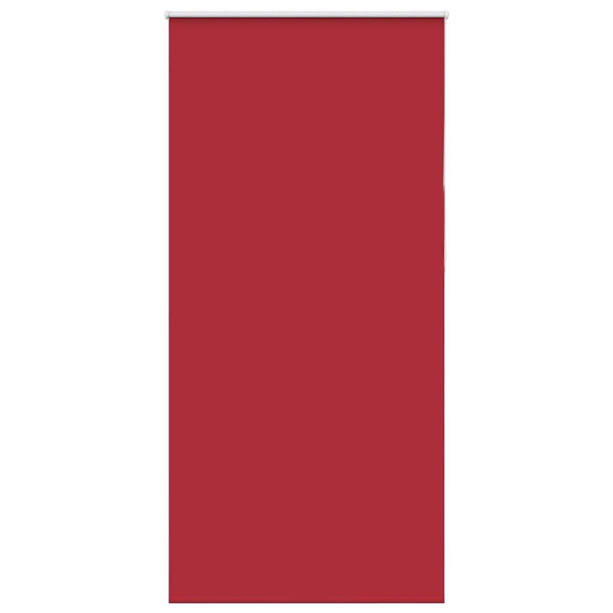 VIDAXL Store enrouleur occultant rouge largeur du tissu 95,7 cm