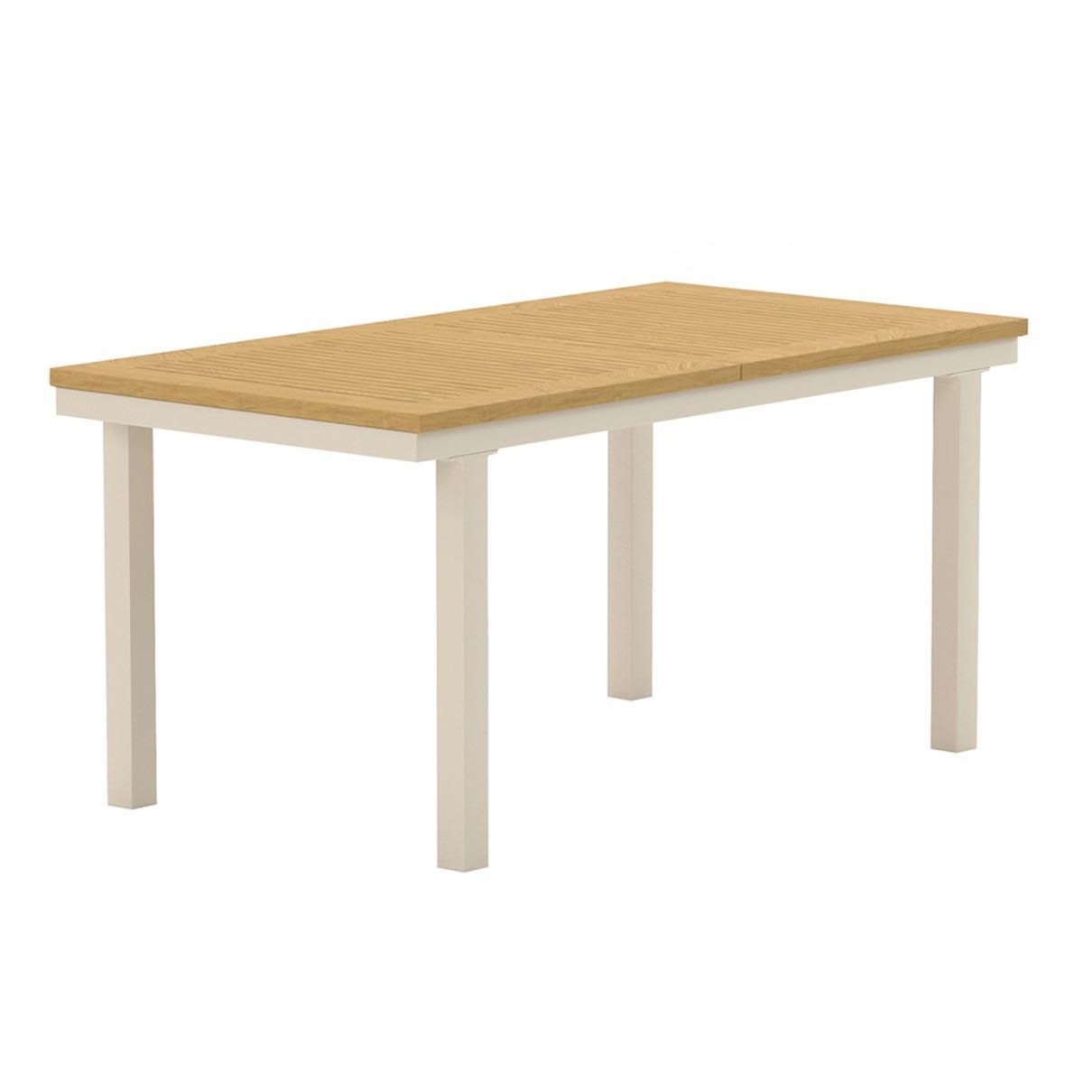 Paris Prix Table de Jardin Extensible  Panama  160-240cm Naturel & Beige
