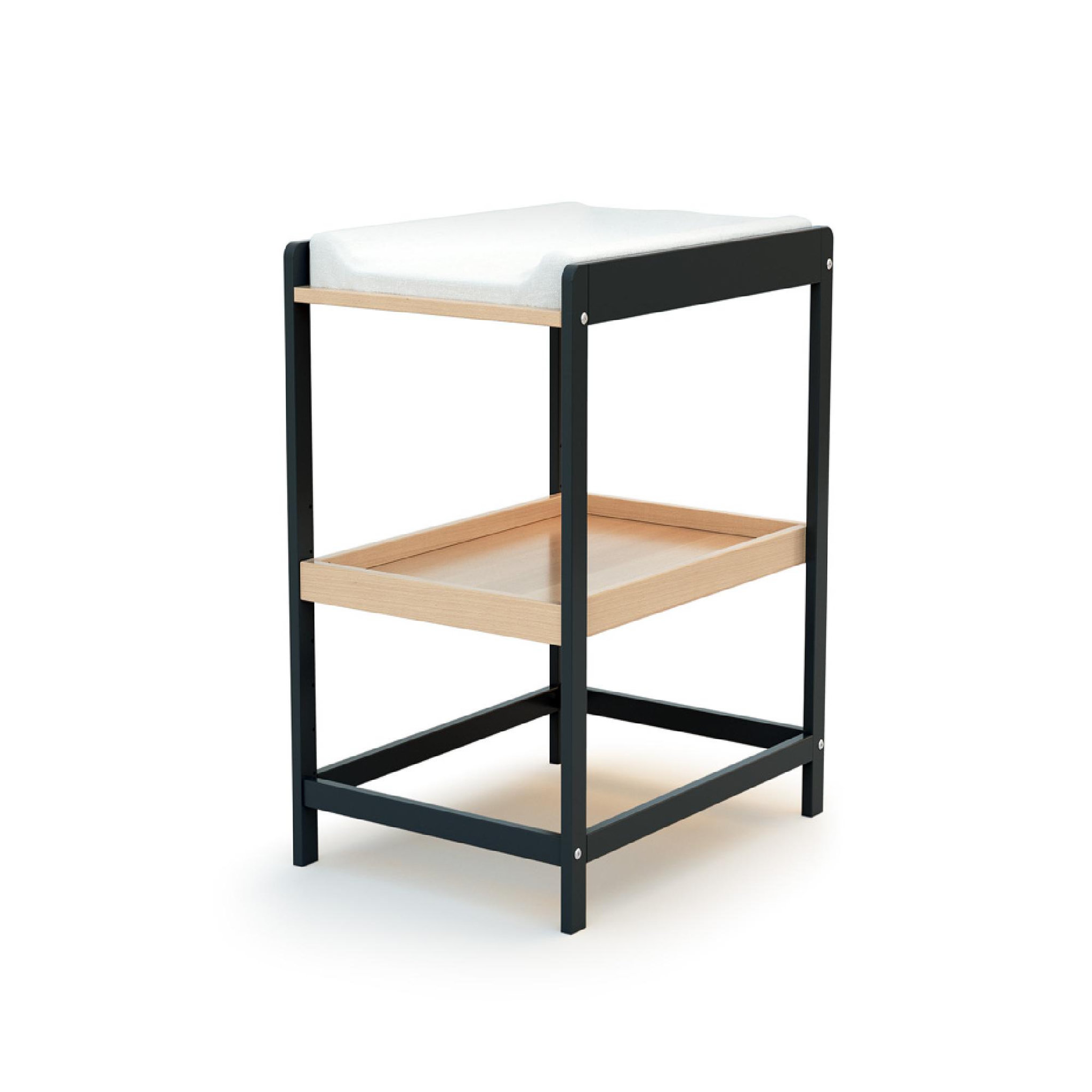 Voir la diapositive 1 : AT4 Table à langer 1 étagère CONFORT en bois 73 x 54 x 89 cm