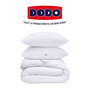 Voir la diapositive 3 : DODO Pack Protection : Couette 220x240 cm + Taie d'oreiller + 1 Protege oreiller - Fabriqué en France