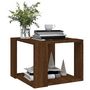 Voir la diapositive 4 : VIDAXL Table basse Chene marron 40x40x30 cm Bois d'ingenierie